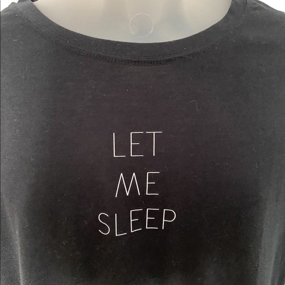 Let Me Sleep Pajama Tee Shirt Women - Picture 2 of 4